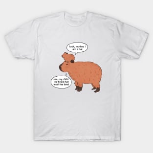 Capybara hat T-Shirt